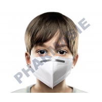 Masque Protection Respiratoire Enfant Visage Respiration Pince Nez Métal Virus Antivirus Pack Paquet de 10 FFP2
